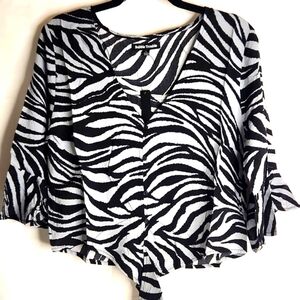 NWT Zebra Print Top